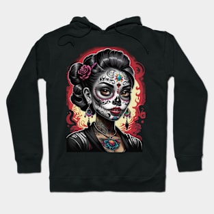 Catrina Dia De Los Muertos Hoodie